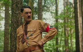 Taika Waititi as Adolf Hitler in his new film Jojo Rabbit.