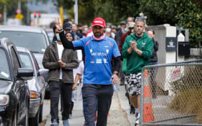 Temel Atacocugu completed his 350km Walk for Peace which started in Dunedin arriving at the Al Noor Mosque in Christchurch today.