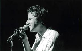Chris Knox performing at the Mainstreet Cabaret on Auckland's Queen Street