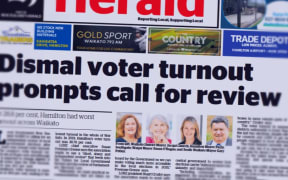 One of many headlines about the the low local election turnout.