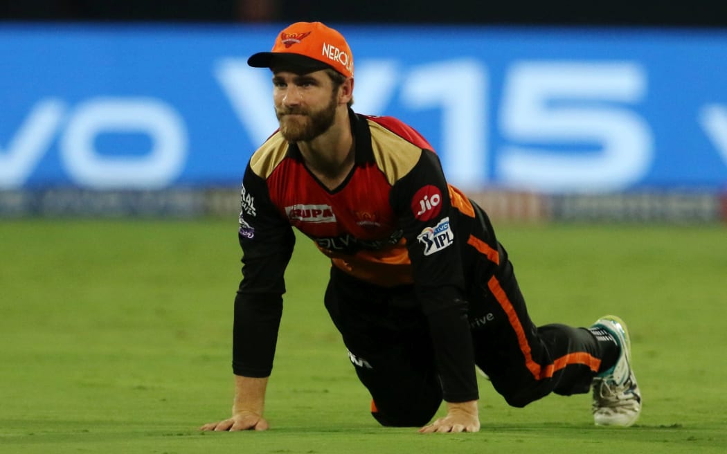 Kane Williamson captain of Sunrisers Hyderabad during match 30 of the Vivo Indian Premier League Season 12, 2019 between the Sunrisers Hyderabad and the Delhi Capitals  held at the  Rajiv Gandhi Intl. Cricket Stadium, Hyderabad on the 14th April 2019

Photo by: Vipin Pawar /SPORTZPICS for BCCI