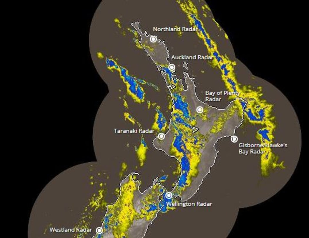 Rain falling this morning,