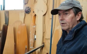 Jeff Fox's Horowhenua workshop is full of propellers and machinery.