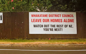 A small pocket of residents are still strongly opposing the Whakatane District Council’s managed retreat process which would see residents forced to leave their homes