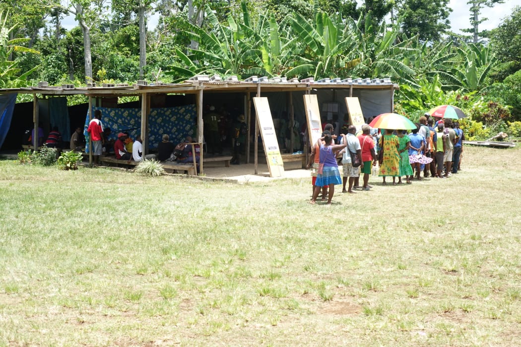 Election day in Vanuatu