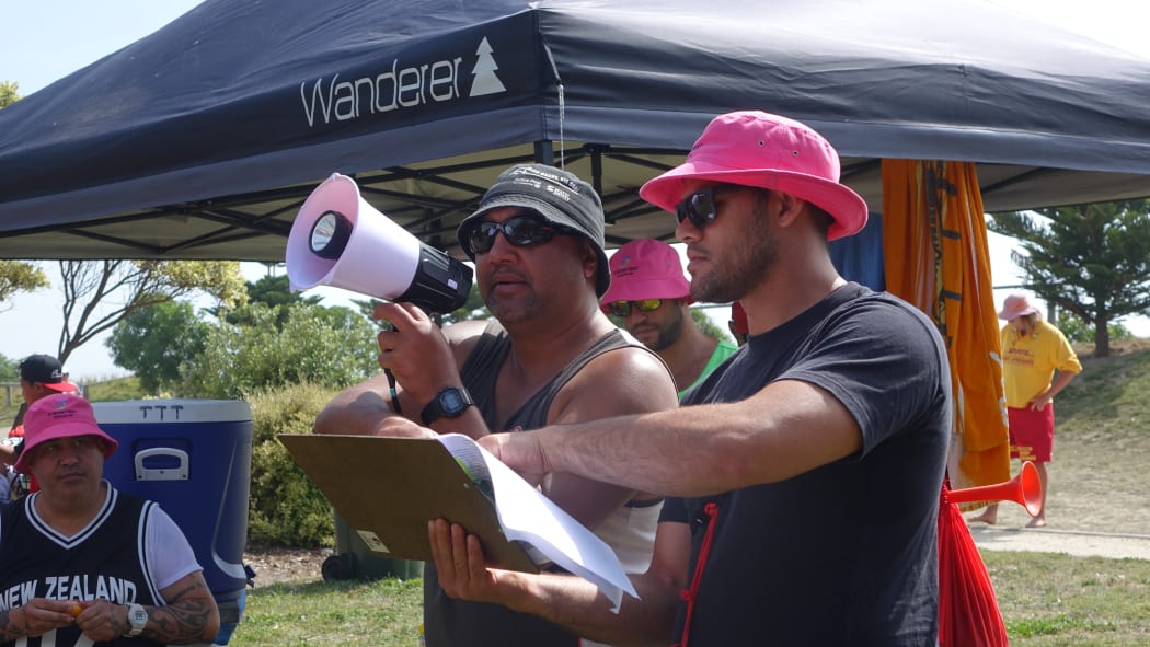As the ambassador of Water Safety New Zealand Rob Hewitt (left) travels the country teaching water safety at marae.