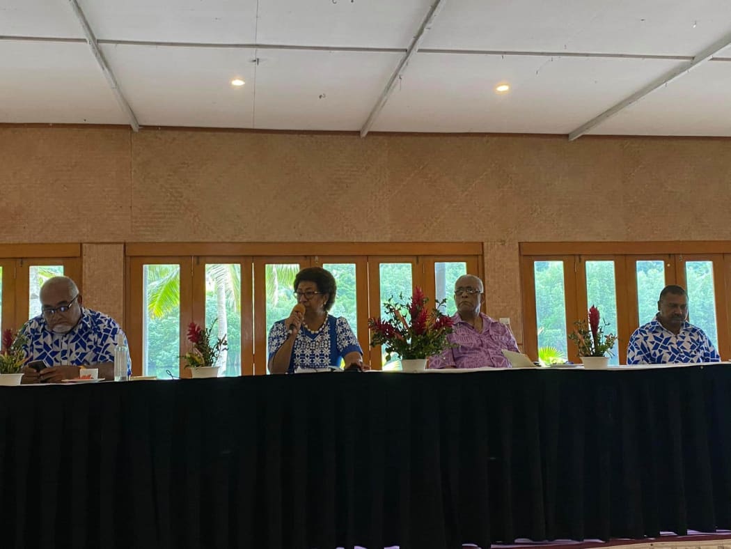 Sodelpa's executive committee, from left: President Ratu Epenisa Cakobau, and presidents - Ro Teimumu Kepa, Ratu Naiqama Lalabalavu and George Shiu Raj.