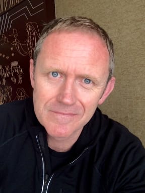 photo of Vaughn Davis, owner and creative director of ad agency The Goat Farm