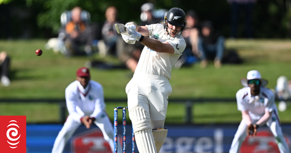 Live: Black Caps v West Indies first test: Day two
