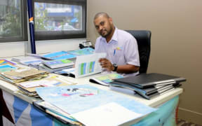 The Chairman of the National Flag Committee, Iliesa Delana.