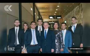 Bill English signs off with emotional speech