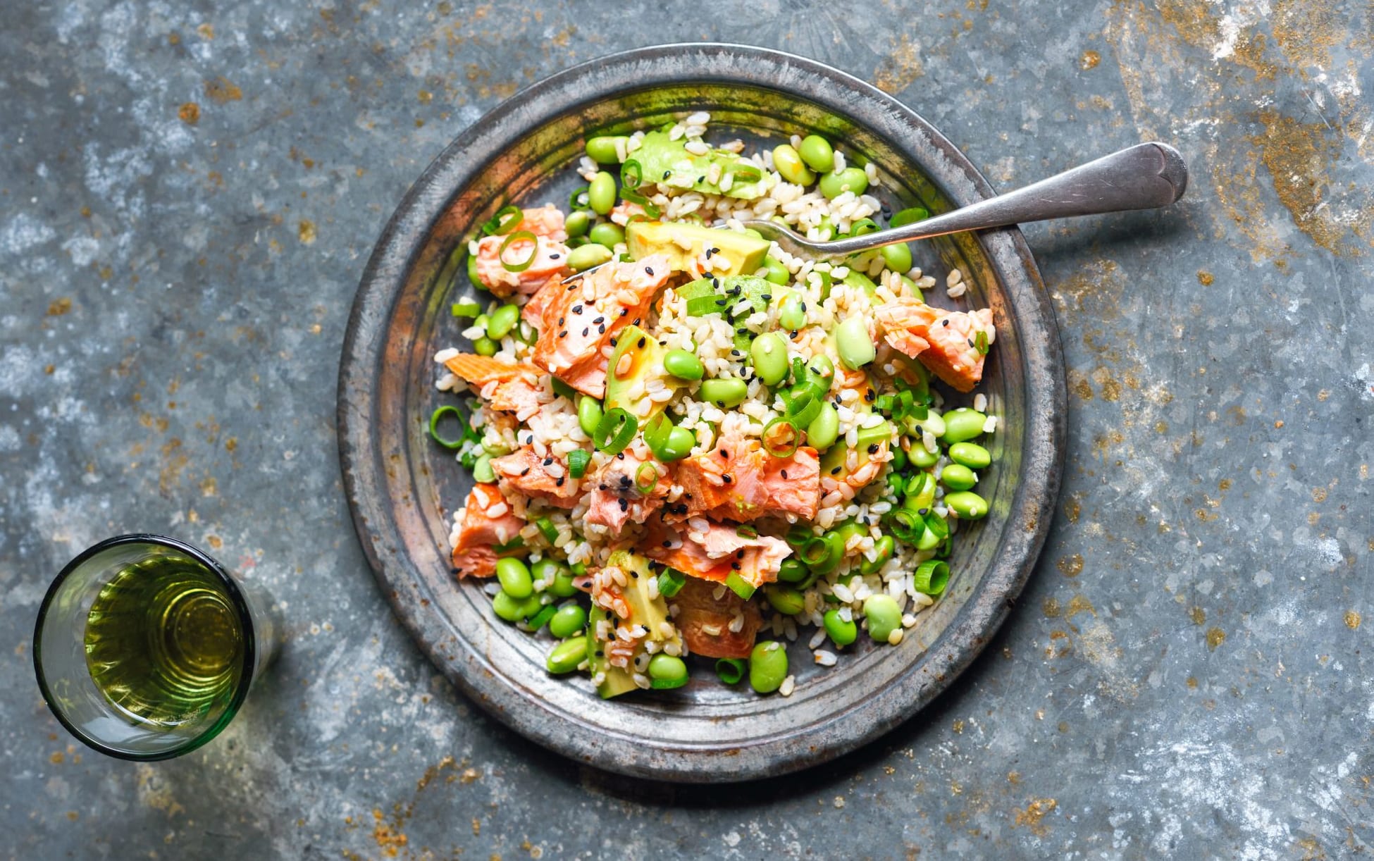 Salmon & rice salad by Sarah Tuck