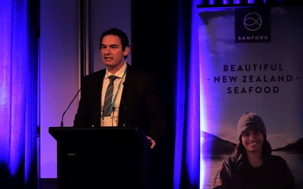 Launching the govt's Aquaculture Strategy in Blenheim Sept 18 2019