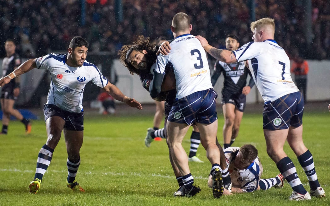 Scotland's Bravehearts hold the Kiwis to an 18-all draw in 2016