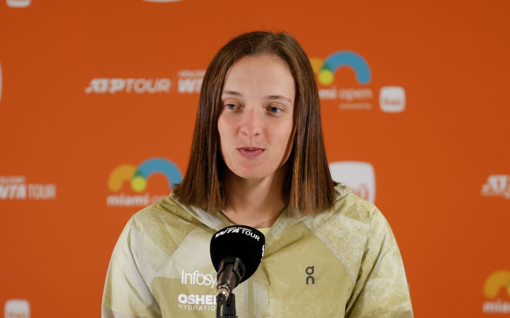 Polish tennis player Iga Swiatek.