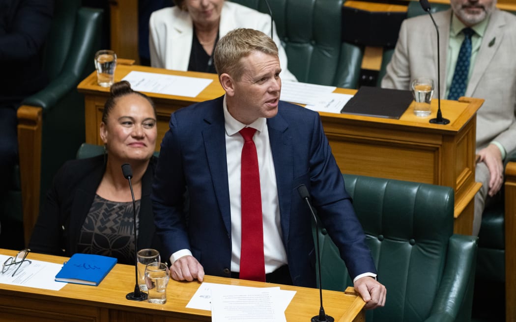 Chris Hipkins speaks in the 2026 Debate in the Prime Minister's Statement.