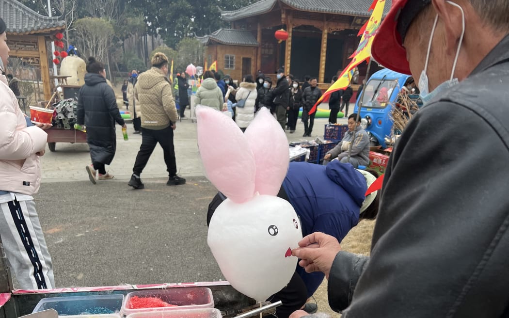 A Temple Fair in Hubei, China, 2023.