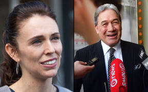 Jacinda Ardern and Winston Peters