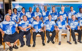 Leaders at the Pacific Islands Forum in the Federated States of Micronesia in 2016.