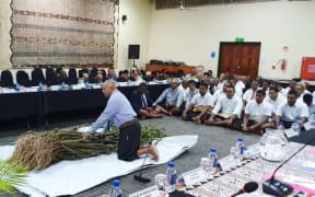 The opening of the Lau Provincial Council meeting.