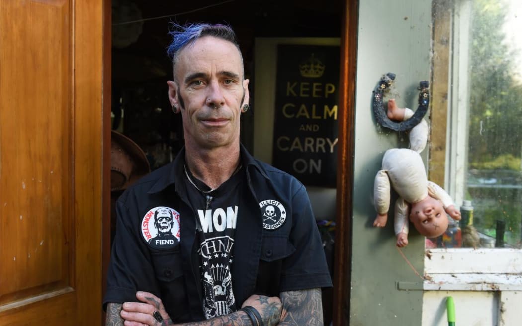 Self-acknowledged suspect in the killing of miniature horse Star, Reg Ozanne, at his Waitati home yesterday.