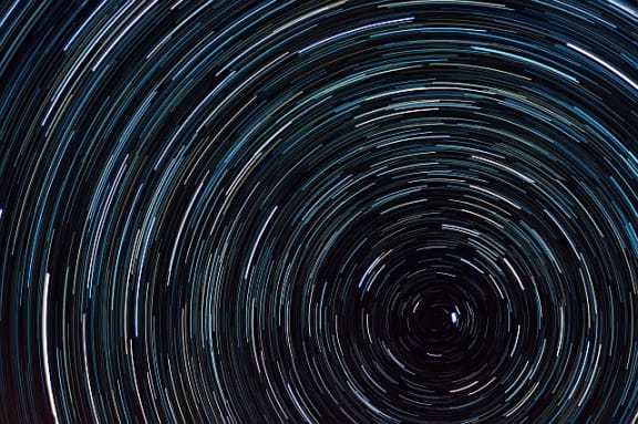 Timelapse of night sky