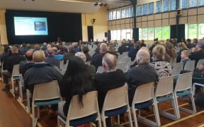Mycoplasma bovis meeting, Dargaville Memorial Hall.