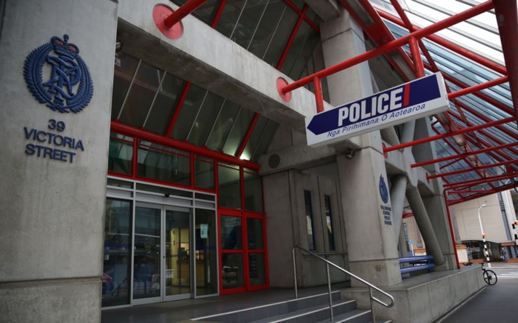 23062016 Photo: RNZ / Rebekah Parsons-King. Wellington Central Police Station.