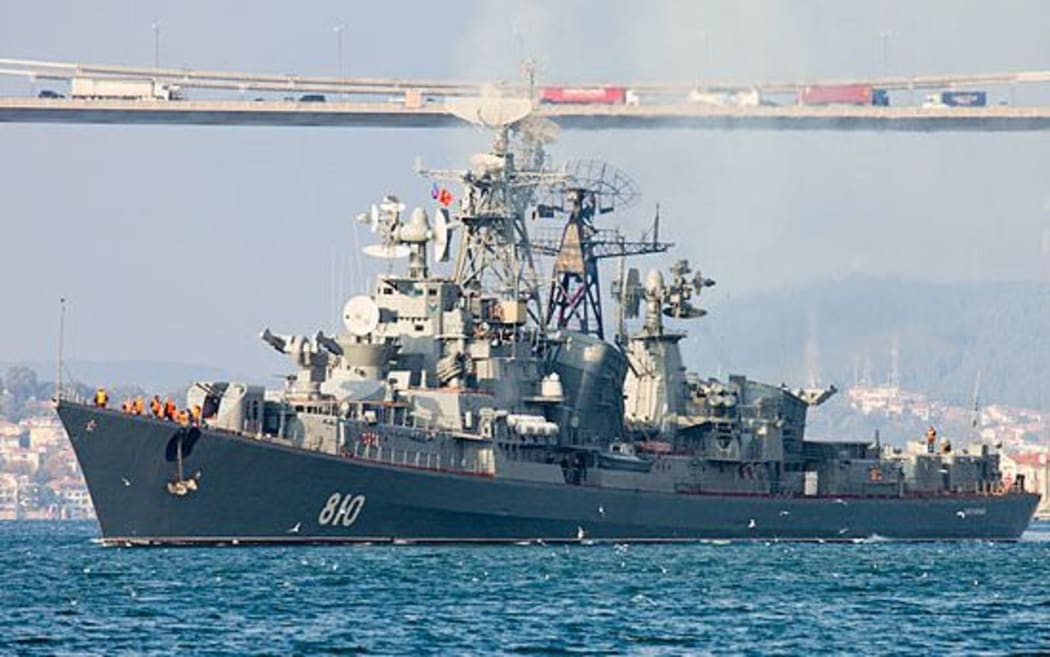 Russian warship Smetlivy.