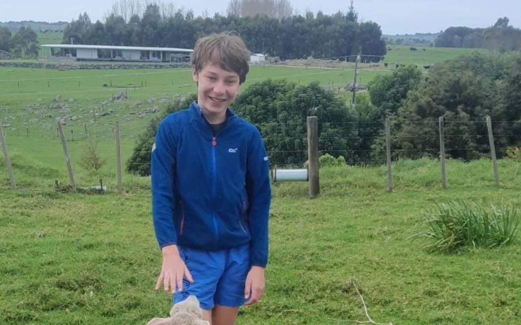 Finlay Ludbrook has won awards for his science experiment to see if copper improves the condition of bull calves