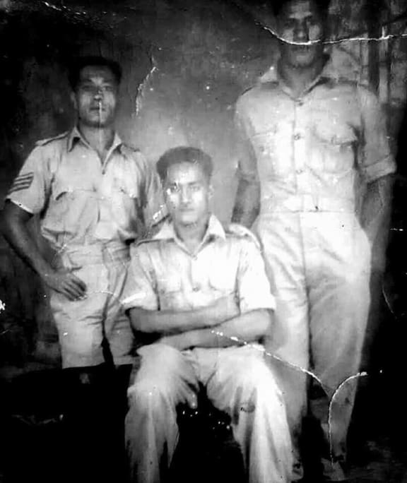 A few of the first Tongan commando troops in the Solomon Islands during the Second World War.