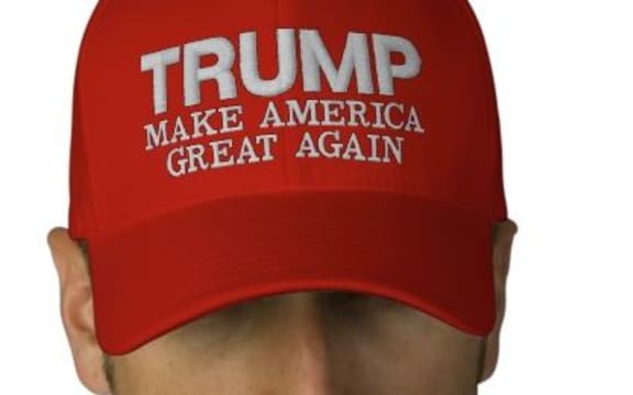 guy in Trump cap