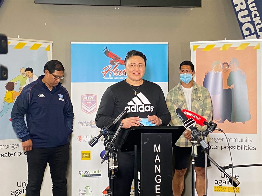 An emotional Linda Vagana explains why it was important for her to get vaccinated, and to encourage others to get get jabbed.