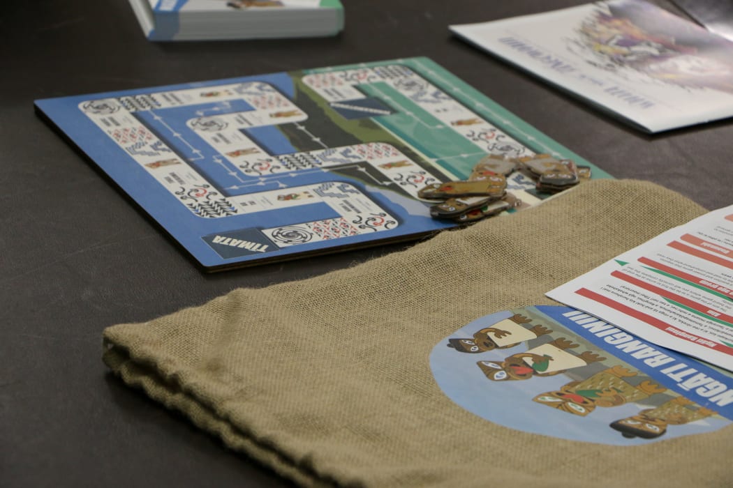 The board game, Ngāti Ranginui funded by Te Aho Ngārahu.
