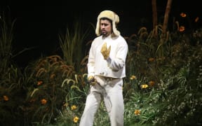 Bad Bunny performs in Puerto Rico, September 20, 2025.