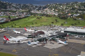 Wellington International Airport.