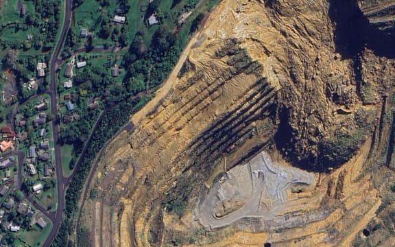 Waihī's Martha open cast mine.