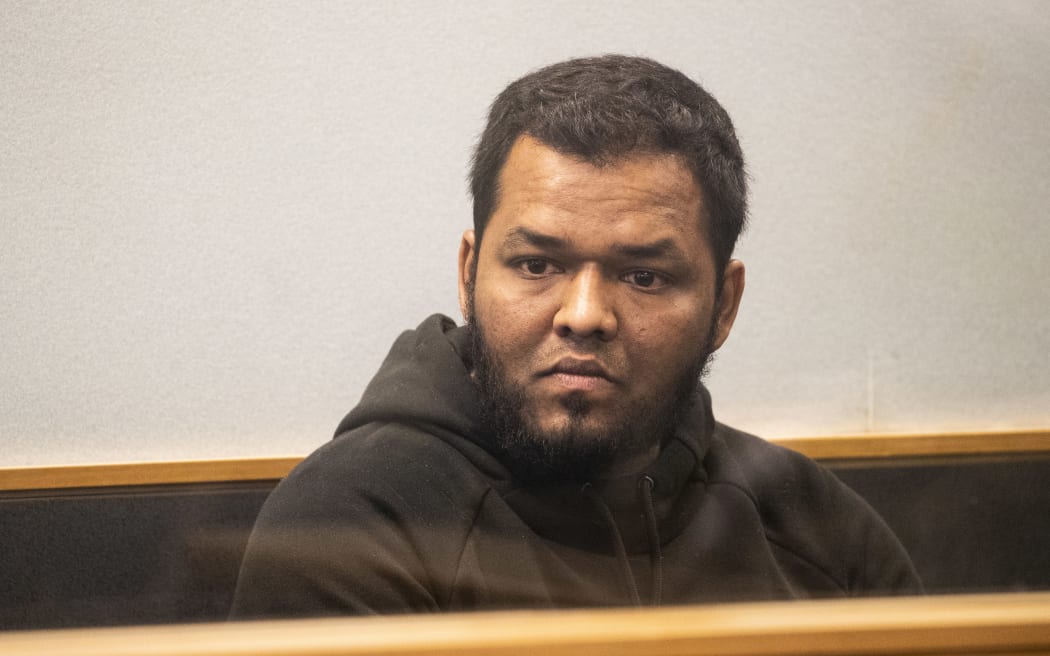 Ahmed Aathill Mohamed Samsudeen appears in the High Court in Auckland on 7 August 2018.