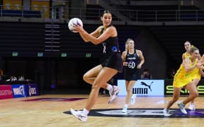 Ameliaranne Ekenasio of the Silver Ferns during the 1st Constellation Cup netball match, New Zealand Silver Ferns Vs Australian Diamonds at Horncastle Arena, Christchurch