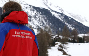 A mountain rescue team responded to a deadly avalanche close to Riva di Tures, Italy, on 12 March 2016.