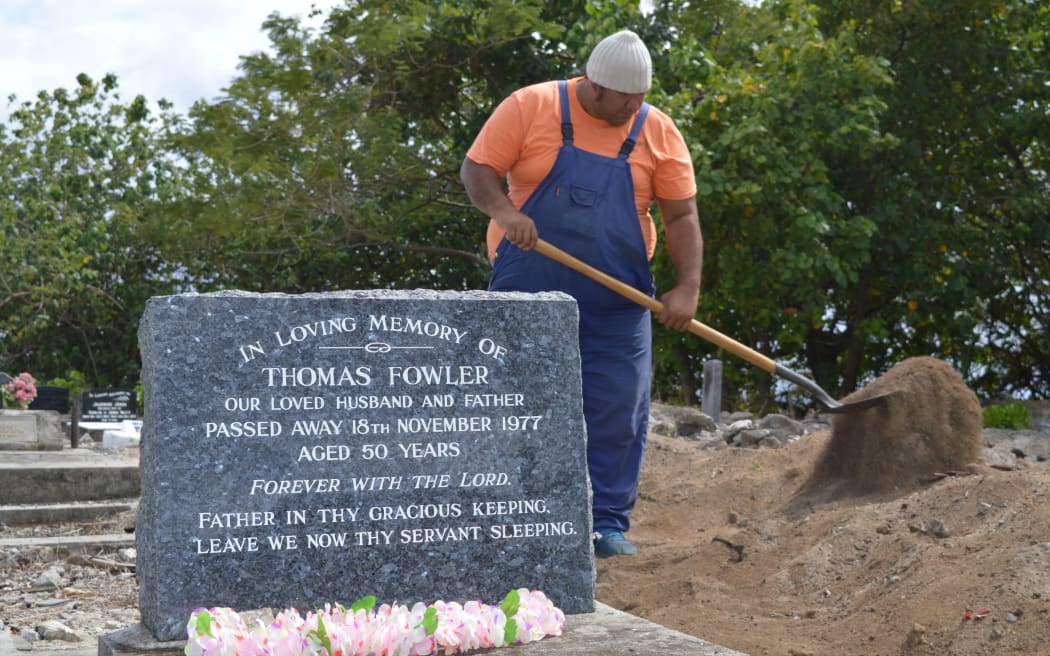 The local RSA has been helping tend the cemetery known as Brychyard on Rarotonga
