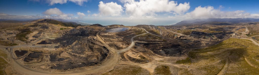 Stockton Mine, north of Westport, is owned by Bathurst Resources.