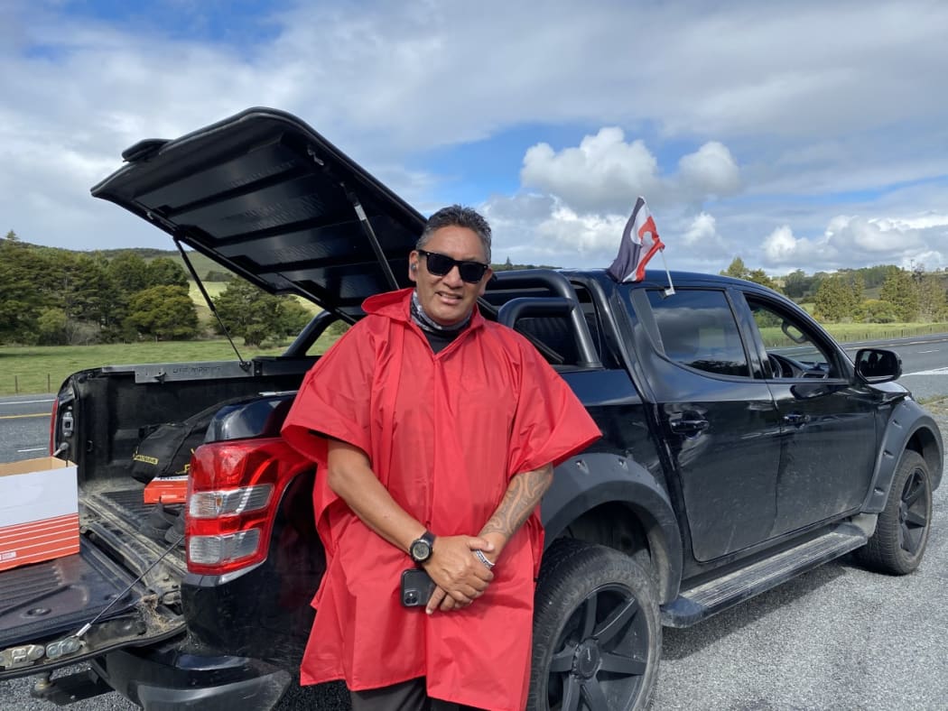 Former MP Hone Harawira organised the Far North Covid-19 checkpoint.