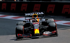 Max Verstappen at the Mexico GP 2021.