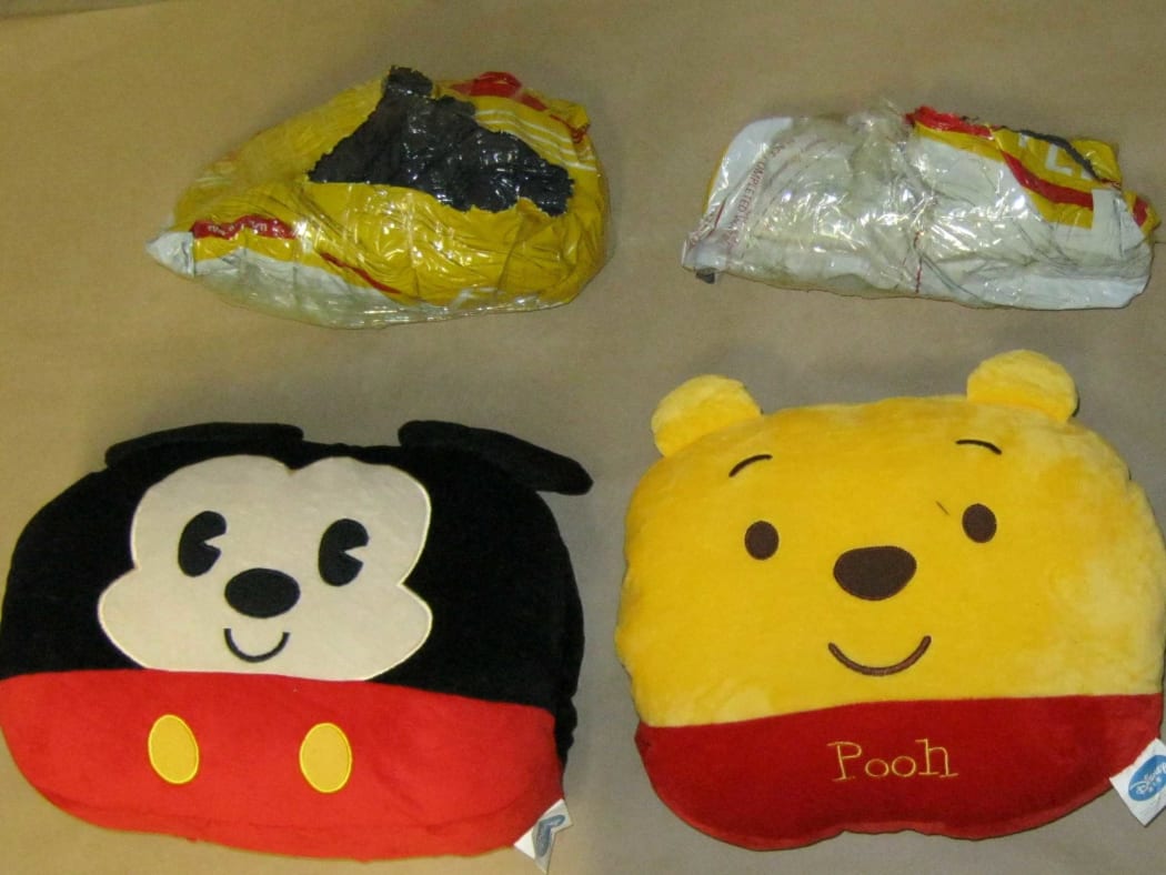 Pseudoephedrine in pillows.