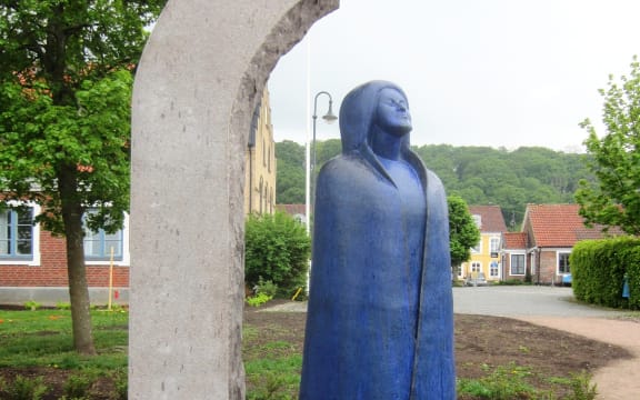 Birgit Nilsson statue in Båstad, Sweden