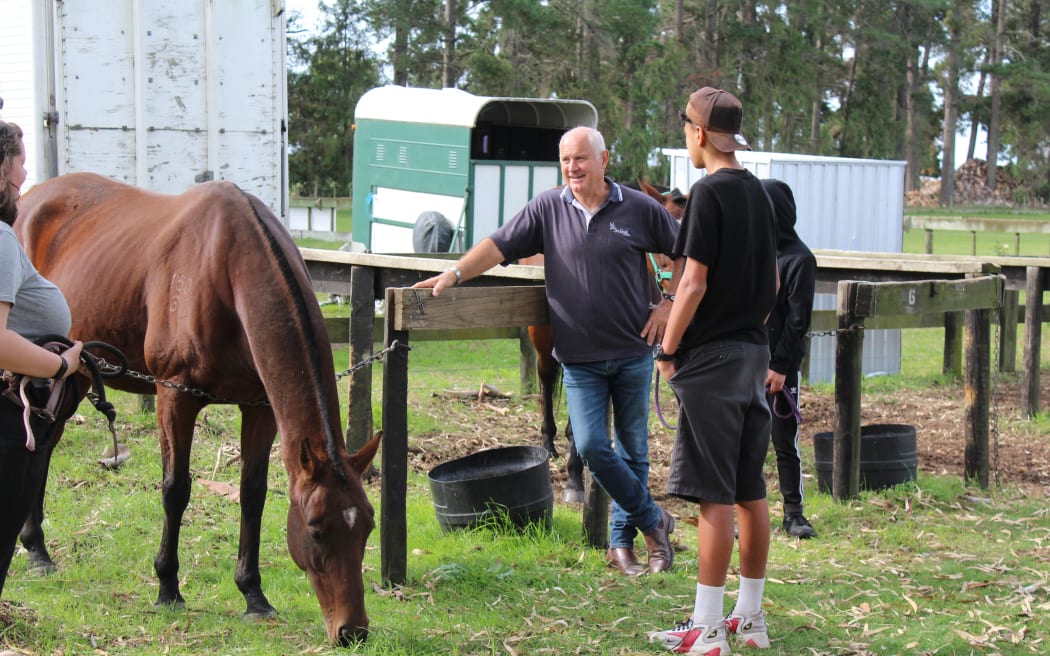The Birchleigh Polo Club programme was initiated by owner and founder Richard Kettle, centre
