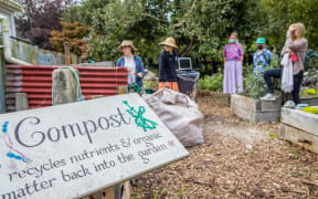 Kaitlyn and Jessica Lamb have created the 'Compost Club' at Canterbury University