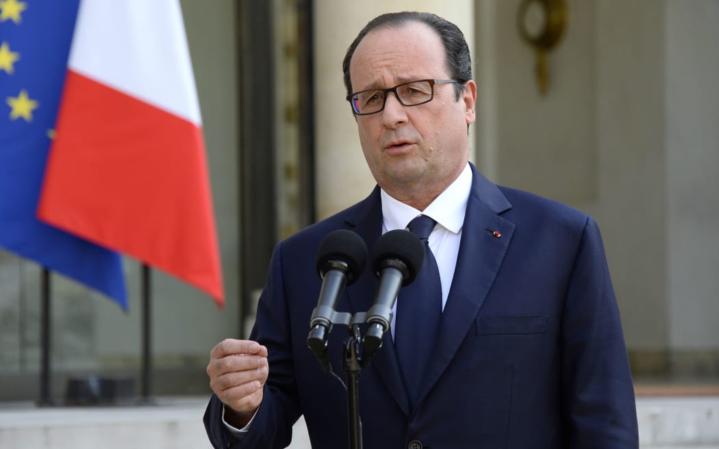 French President Francois Hollande said all military means on the ground would be used to locate the aircraft.