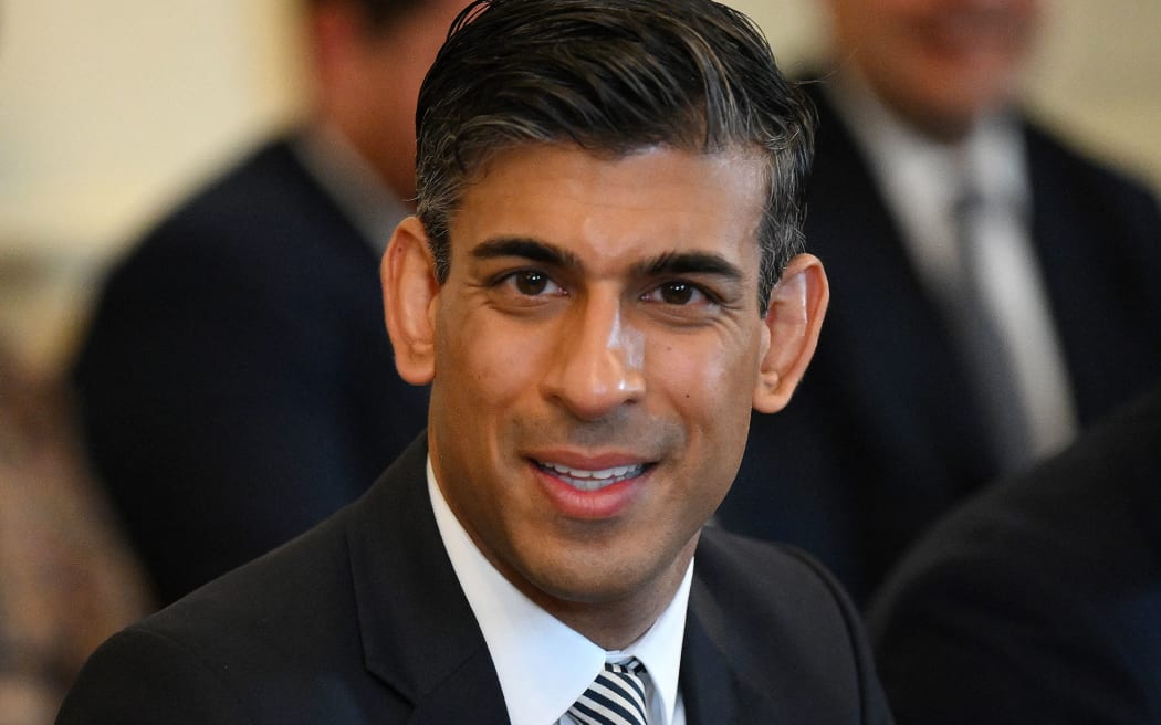 Britain's Chancellor of the Exchequer Rishi Sunak attends a cabinet meeting at 10 Downing Street in London on May 24, 2022. (Photo by Daniel LEAL / various sources / AFP)